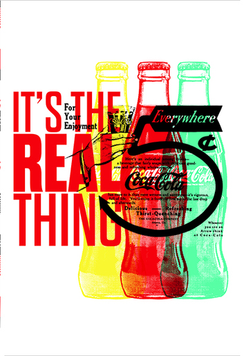 Bilježnica Coca Cola, A4 kvadratići, meki uvez