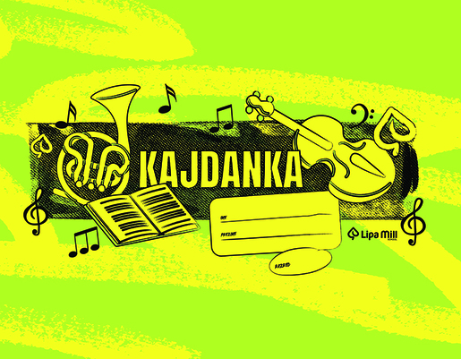 Kajdanka LIPA MILL, B5 linije, 16 listova, meki uvez