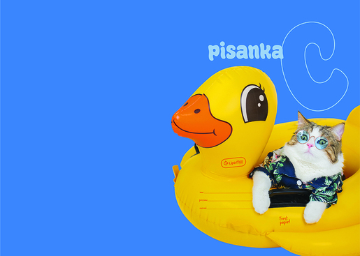 Pisanka C LIPA MILL, B5 linije, 24 lista, meki uvez