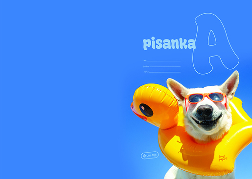 Pisanka A LIPA MILL, B5 linije, 16 listova, meki uvez