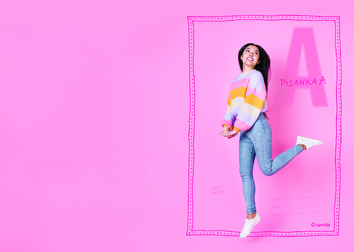 Pisanka A LIPA MILL, B5 linije, 16 listova, meki uvez