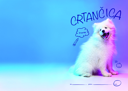 Crtančica LIPA MILL, B5 linije, 16 listova, meki uvez