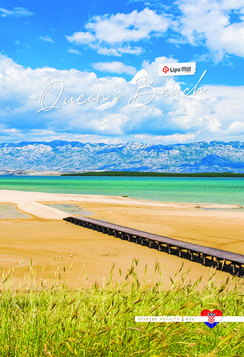 Bilježnica Postcard, A4 linije, 40 listova, meki uvez