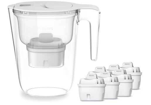 Philips vrč s filterom za vodu 2.6l 1+5 filtera AWP2933WHT6