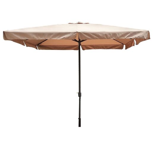 Alu suncobran 300*300 cm, sivo-smeđi