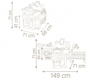 Smoby mega centar za njegu bebe