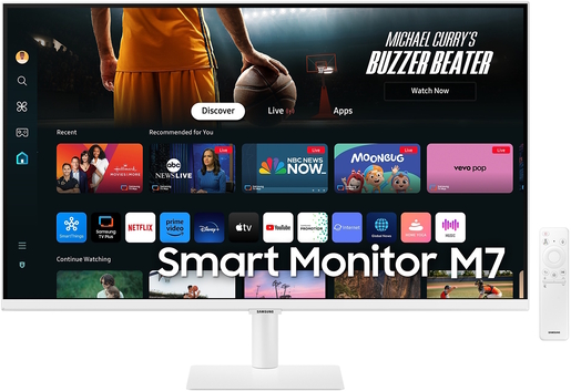 Samsung 32" Smart Monitor M7 M70D LS32DM703UUXDU, VA, UHD, 60Hz, 4ms, 2xHDMI, 1xUSB-C, WiFi, Bluetooth, Zvučnici