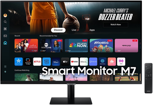 Samsung 32" Smart Monitor M7 M70D LS32DM702UUXDU, VA, UHD, 60Hz, 4ms, 2xHDMI, 1xUSB-C, WiFi, Bluetooth, Zvučnici
