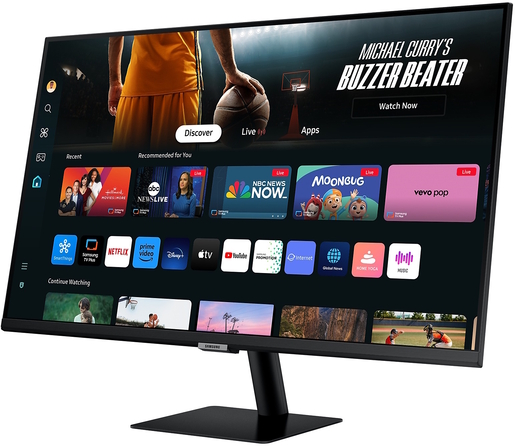 Samsung 32" Smart Monitor M7 M70D LS32DM702UUXDU, VA, UHD, 60Hz, 4ms, 2xHDMI, 1xUSB-C, WiFi, Bluetooth, Zvučnici