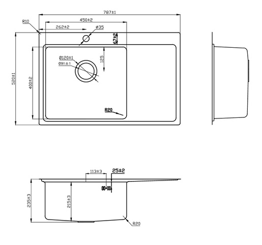 SHR sudoper  Irida 780L Lijevi