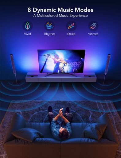 LED light bars Govee RGBIC TV (45-70")