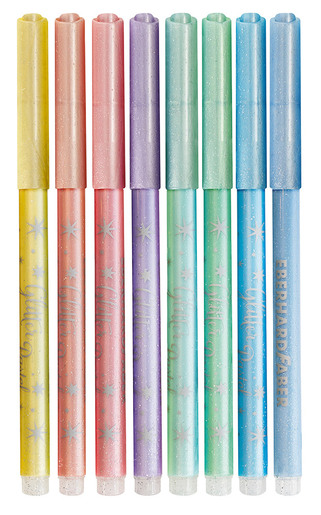 Flomasteri pastelni s gliterima Eberhard Faber, 8 boja