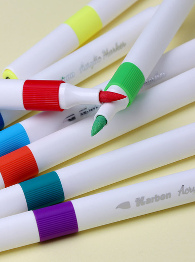 Marker akrilni Karbon, 6 boja