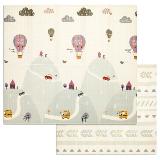 Fillikid dvostrana podloga za igru Balloon, 180x200 cm