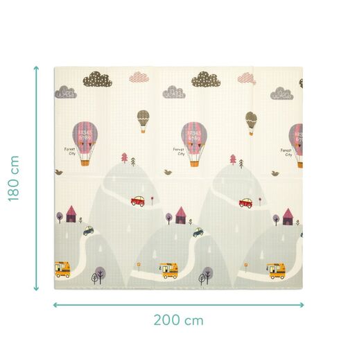 Fillikid dvostrana podloga za igru Balloon, 180x200 cm