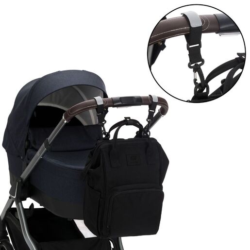 Fillikid torba/ruksak za pelene Barcelona, black