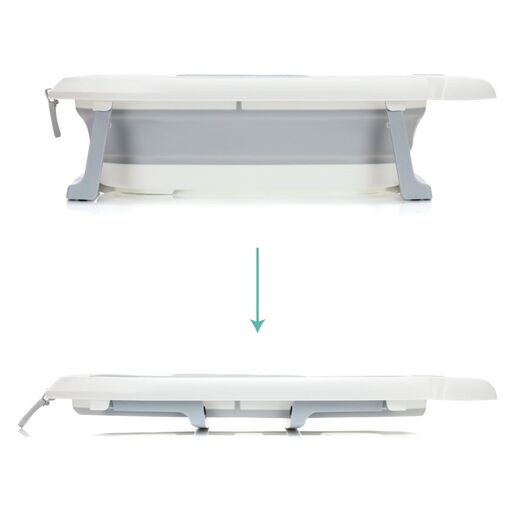 Fillikid sklopiva kadica Beluga s termometrom, white-grey