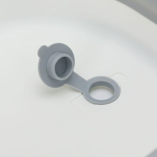 Fillikid sklopiva kadica Beluga s termometrom, white-grey