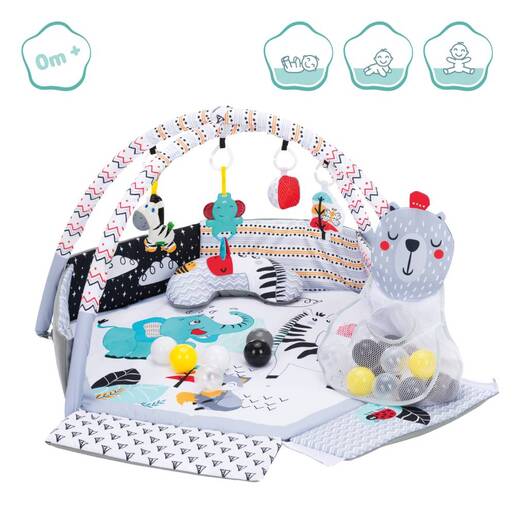 Fillikid edukativna igraonica za bebe Colourful s lopticama