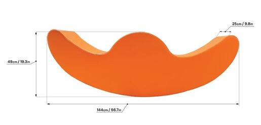 IGLU ljuljačka BUDDY, siva