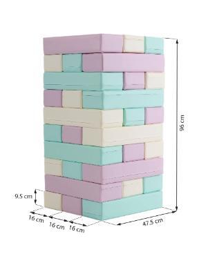 IGLU set TUMBLING TOWER, pastelni