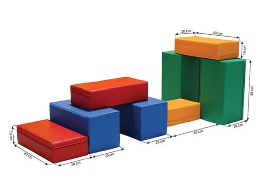 IGLU set MINI BUILDER, šareni