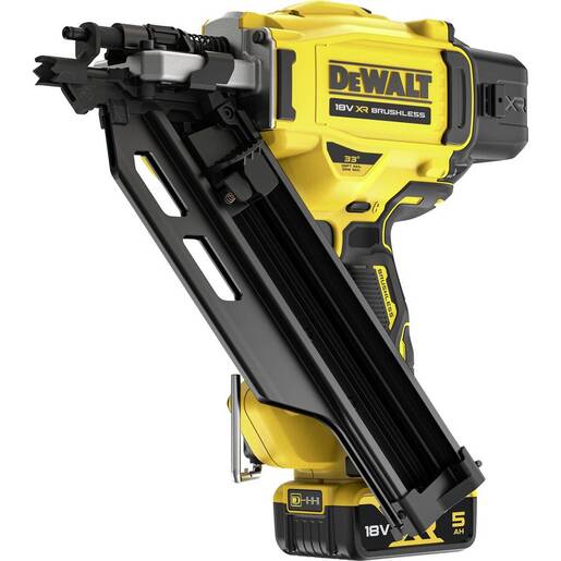 DEWALT akumulatorski pištolj za čavle DCN930P2, 50-90mm, 2x5Ah baterija, punjač, kofer