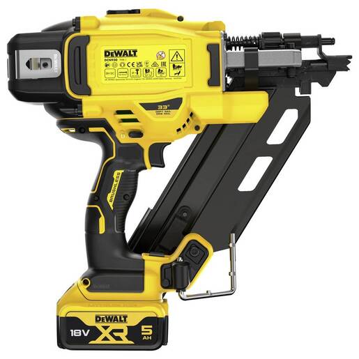 DEWALT akumulatorski pištolj za čavle DCN930P2, 50-90mm, 2x5Ah baterija, punjač, kofer