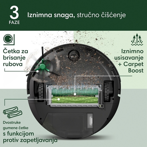 iRobot robotski usisavač Roomba Max 705 Vac robot + Baza AutoEmpty, crni