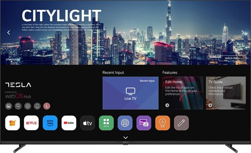 Tesla 65" LED TV 65E645BUW, 4K UHD, webOS Smart TV