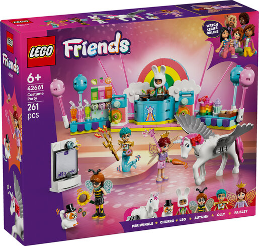 LEGO® Friends Zabava pod maskama s jednorogom i vilom 42661