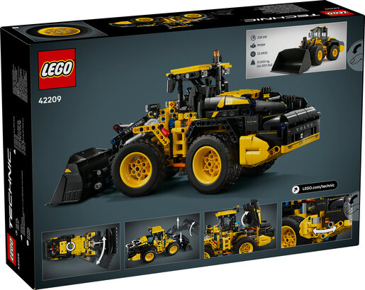 LEGO® Technic Utovarivač s kotačima Volvo L120 Electric 42209