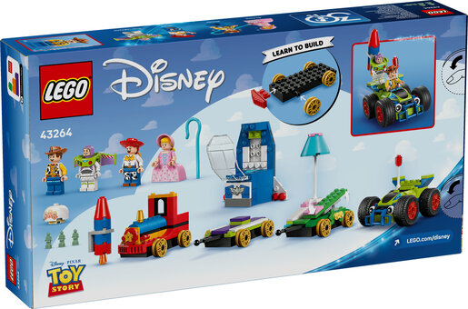 LEGO® Disney Pixar Slavljenički vlak i automobil RC iz Priče o igračkama 43264