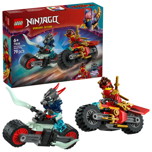 LEGO® NINJAGO® Kai u brzoj potjeri na motociklu 71838