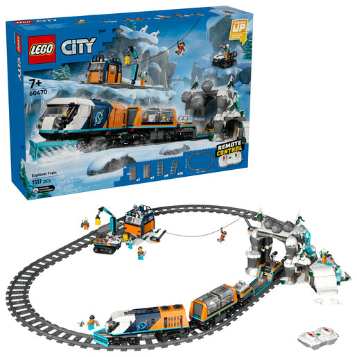 LEGO® City Vlak Polar Express za istraživanje Arktika 60470