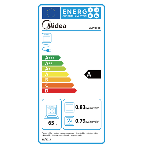 Midea pećnica 7NP30E0B