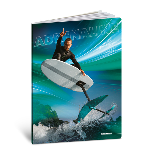 Bilježnica  Blasetti Scuola Sport emotions, A4 kvadratići, 42 listova, meki uvez