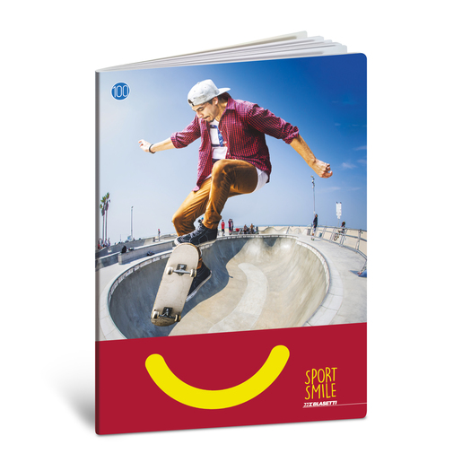 Bilježnica  Blasetti Scuola Sport smile, A4 linije, 38 listova, meki uvez