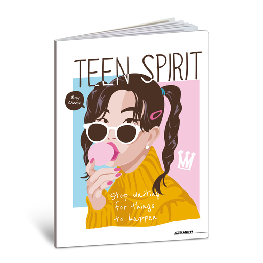 Bilježnica  Blasetti Scuola Teen Girl HT, A4 kvadratići, 42 listova, meki uvez