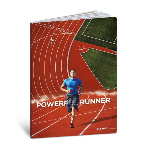 Bilježnica  Blasetti Scuola Sport track A4 kvadratići, 42 listova, meki uvez