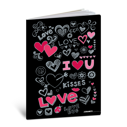 Bilježnica  Blasetti Scuola Teen Girl HT, A4 kvadratići, 42 listova, meki uvez