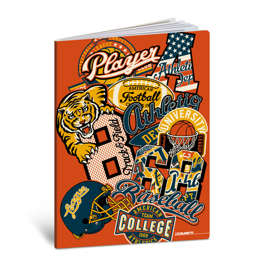 Bilježnica  Blasetti Scuola Teen Boy HT, A4 kvadratići, 42 listova, meki uvez