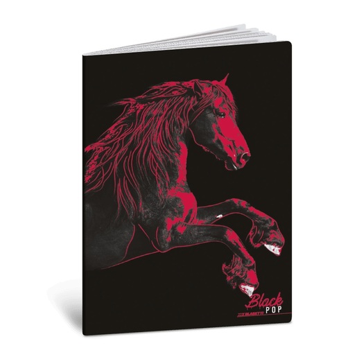 Bilježnica  Blasetti Scuola Imperdibili Black pop, A4 linije, 50 listova, meki uvez