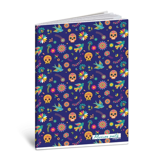 Bilježnica  Blasetti Scuola Imperdibili pattern, A4 linije, 50 listova, meki uvez