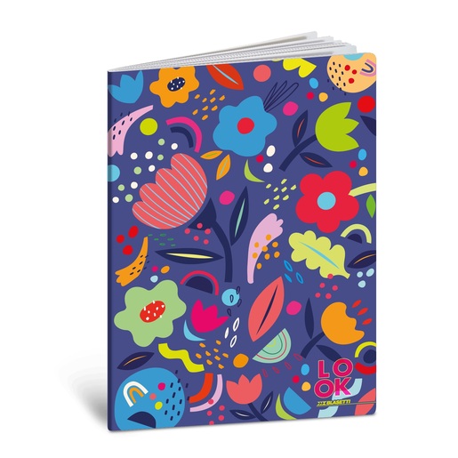 Bilježnica  Blasetti Scuola Imperdibili Look, A4 kvadratići, 50 listova, meki uvez