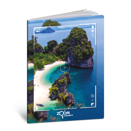 Bilježnica  Blasetti Scuola Zoom, A4 kvadratići, 42 listova, meki uvez
