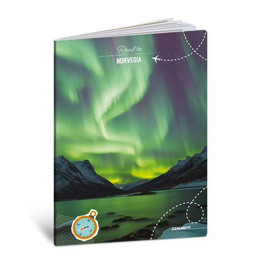 Bilježnica  Blasetti Scuola Road, A4 linije, 38 listova, meki uvez