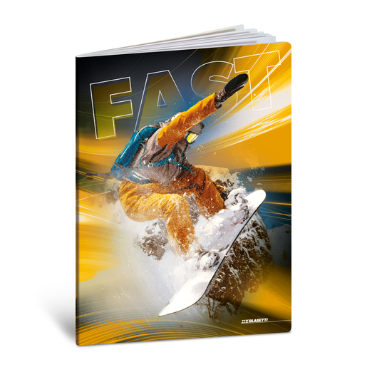 Bilježnica  Blasetti Scuola Sport emotions, A4 kvadratići, 42 listova, meki uvez