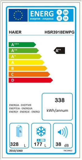Haier hladnjak  HSR3918EWPG