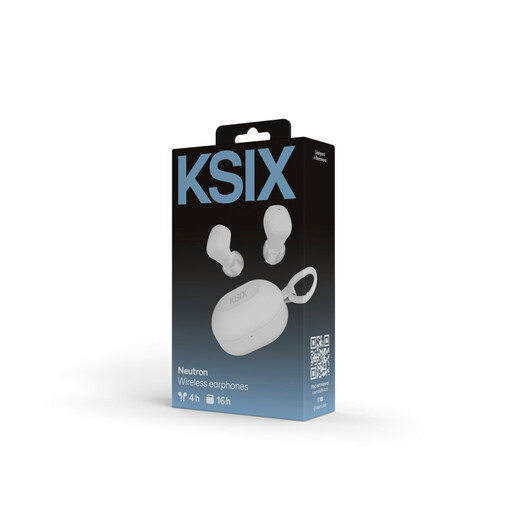 KSIX Neutron bežične slušalice, bijele